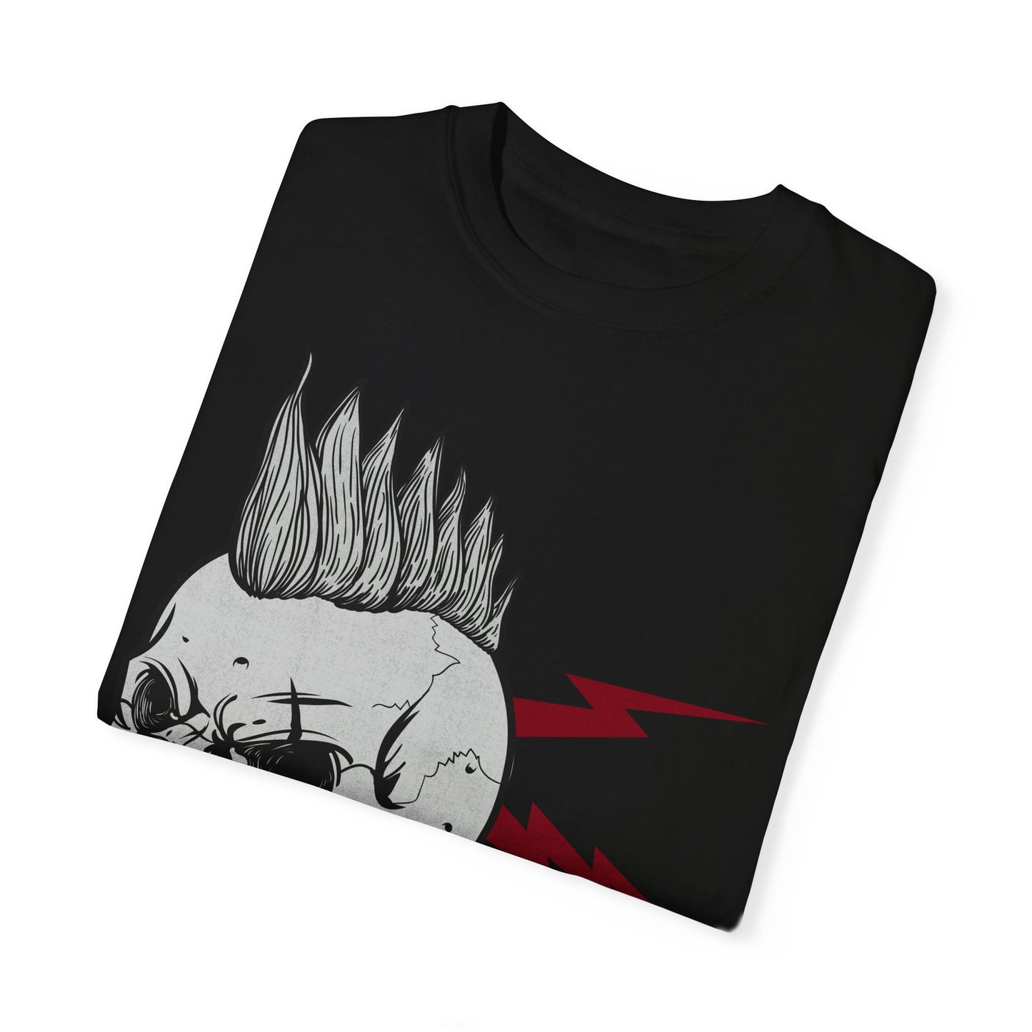 Punk Is Not Dead Mohawk Skull Comfort Colors T-shirt