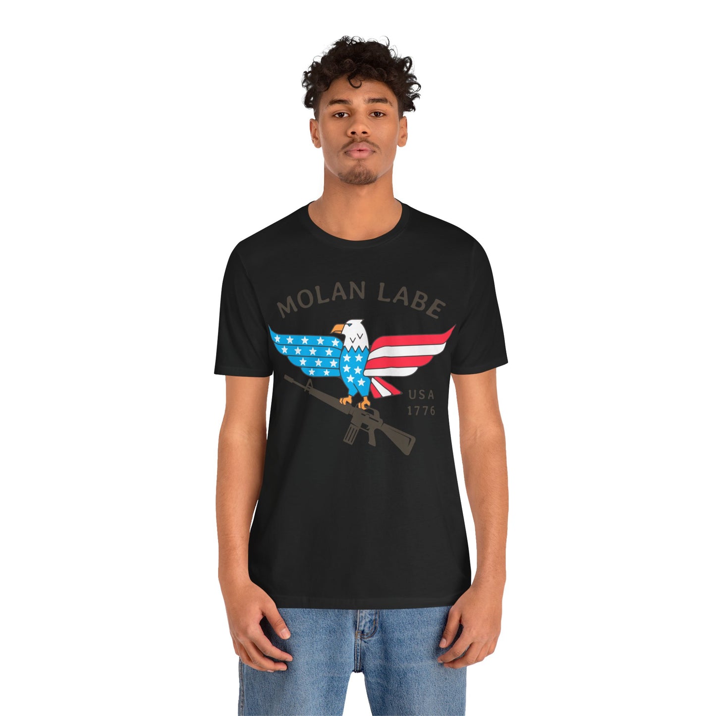 T-shirt, Molan Labe, Don't Tread on Me, Tshirt, MAGA, 2A, Freedom, Trump, Political, Politics, POTUS, Usa, America, Eagle, Gun, Flag, Tee