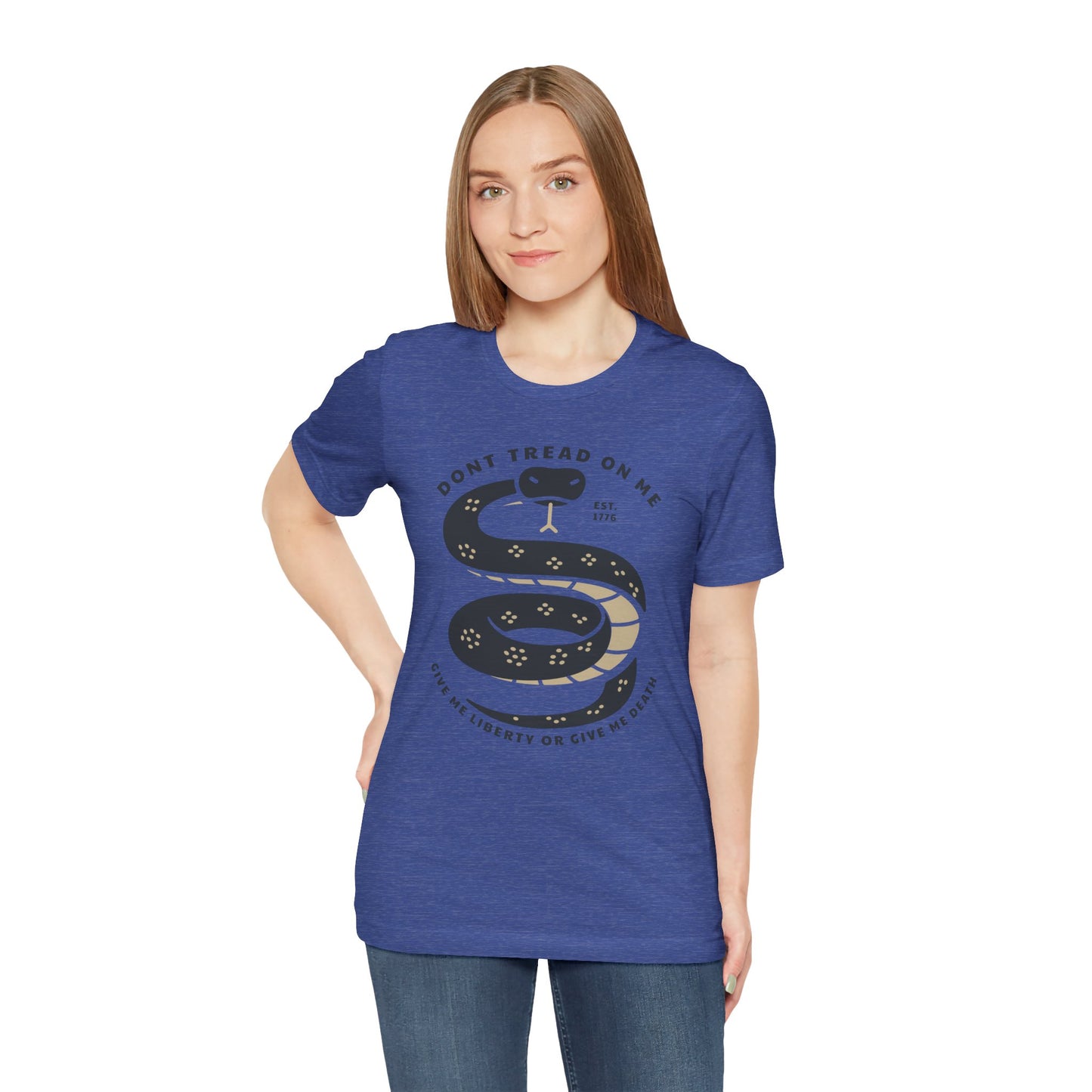 T-shirt, Don't Tread On Me, tshirt, Snake, Trump, 2024, MAGA, POTUS, America, Vote, Politics, Political, Usa, Freedom, Liberty, Unisex Tee