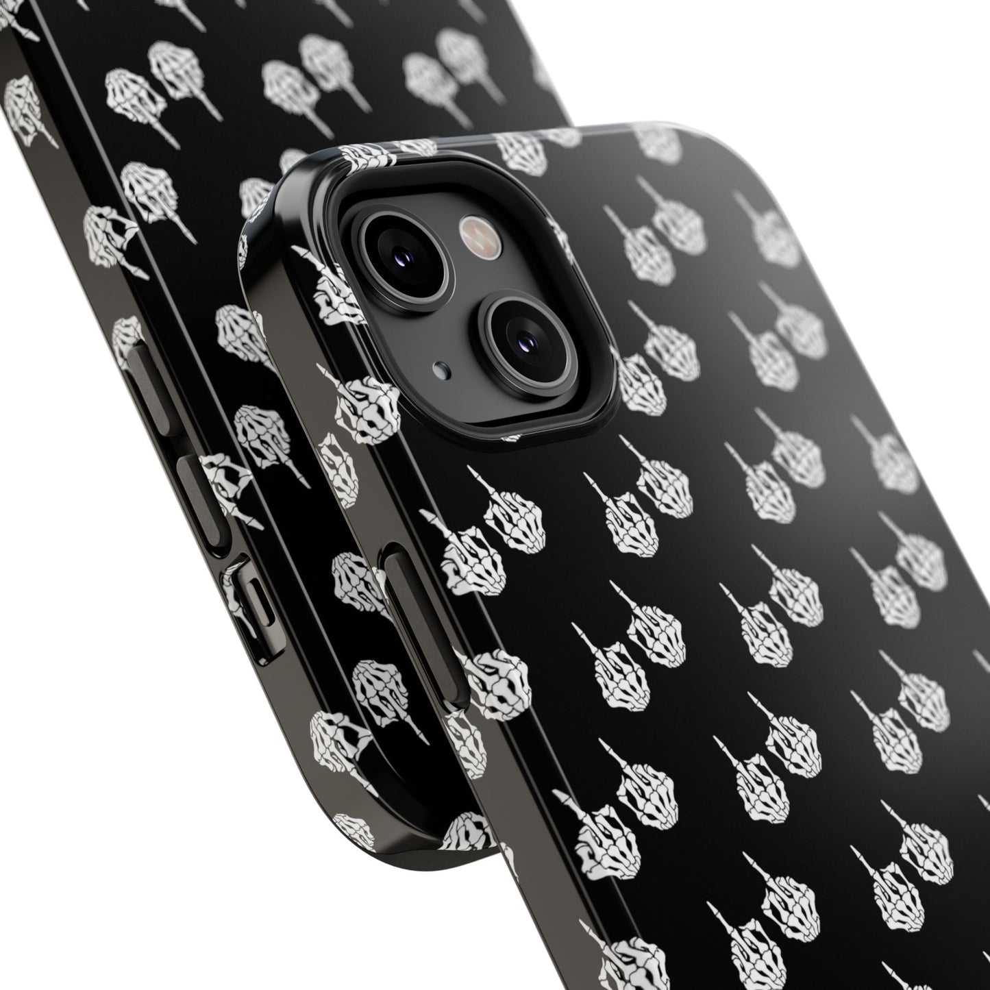 Fuck You Skeleton Middle Finger Impact-Resistant Cases