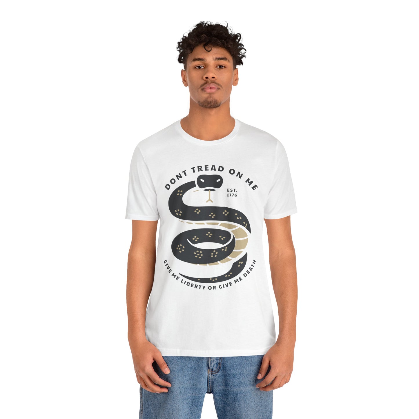 T-shirt, Don't Tread On Me, tshirt, Snake, Trump, 2024, MAGA, POTUS, America, Vote, Politics, Political, Usa, Freedom, Liberty, Unisex Tee