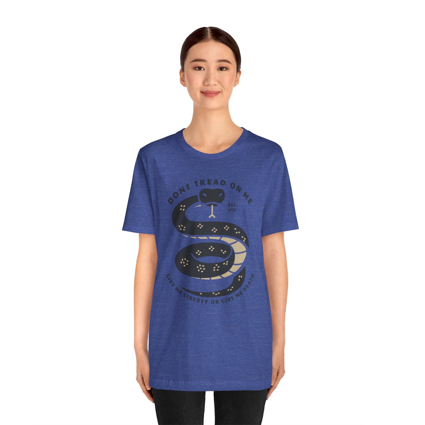 T-shirt, Don't Tread On Me, tshirt, Snake, Trump, 2024, MAGA, POTUS, America, Vote, Politics, Political, Usa, Freedom, Liberty, Unisex Tee