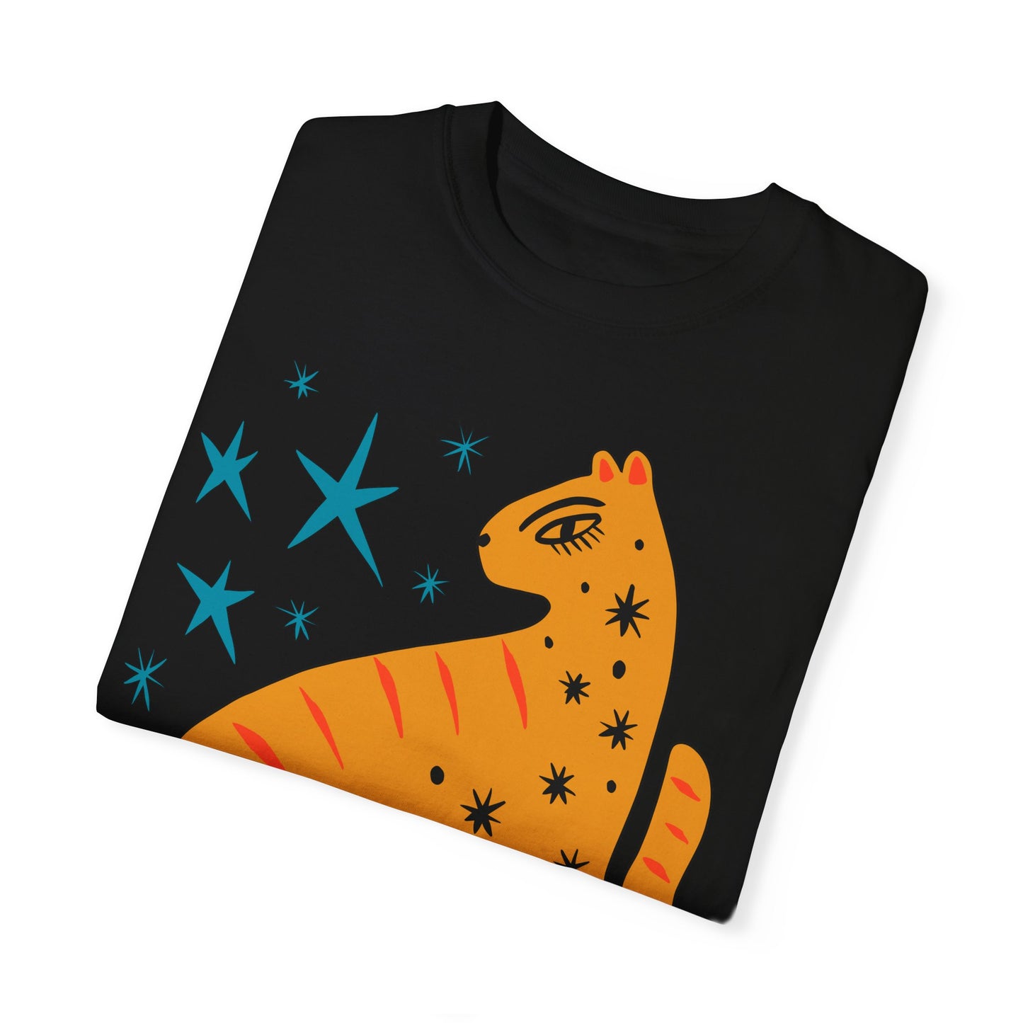 Retro leopard Unisex Garment-Dyed Comfort Colors T-shirt