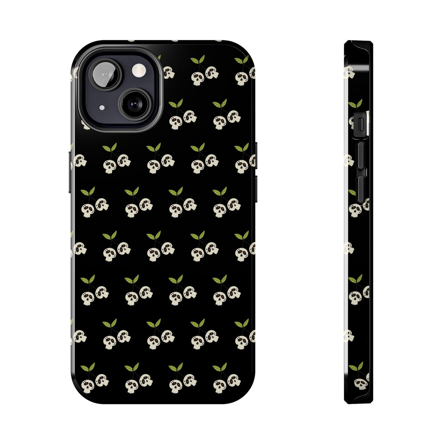 Skull Cherry Tough Phone Cases