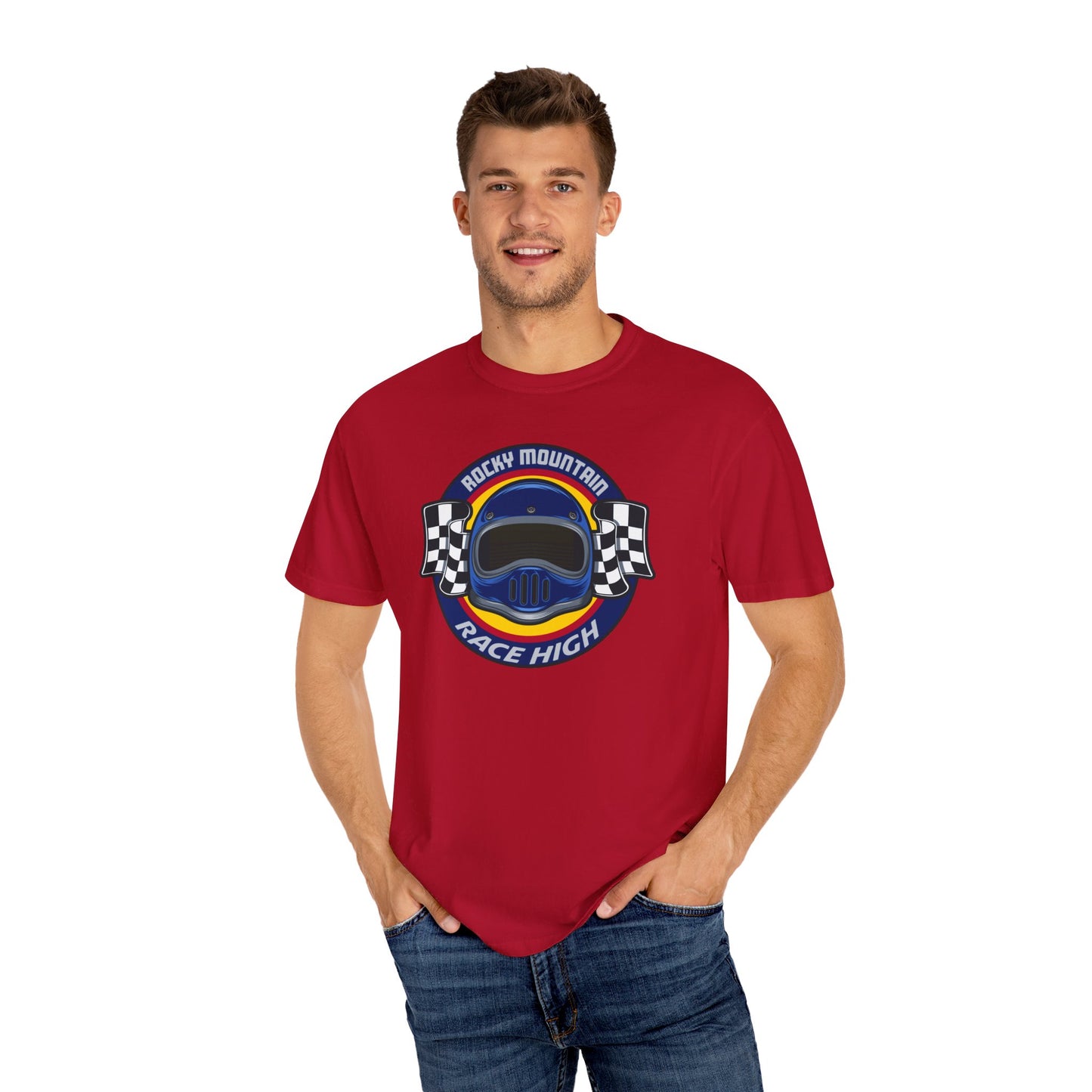 Colorado Rocky Mountain Race High Comfort Color Tshirt