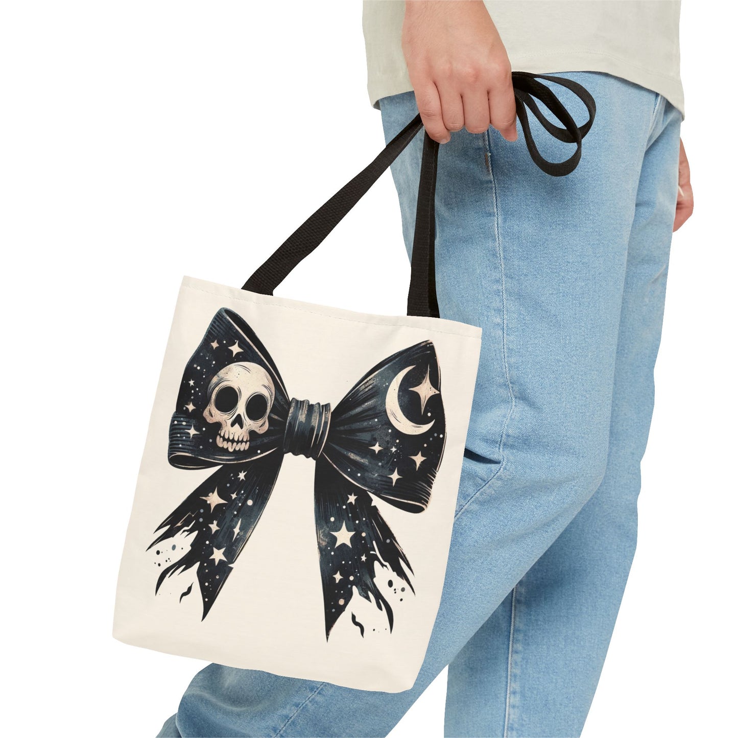 Skull Coquette Tote Bag