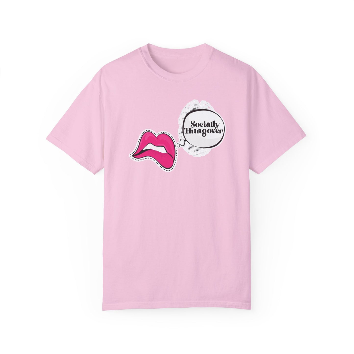 Socially Hungover Color Comfort Unisex Garment-Dyed T-shirt