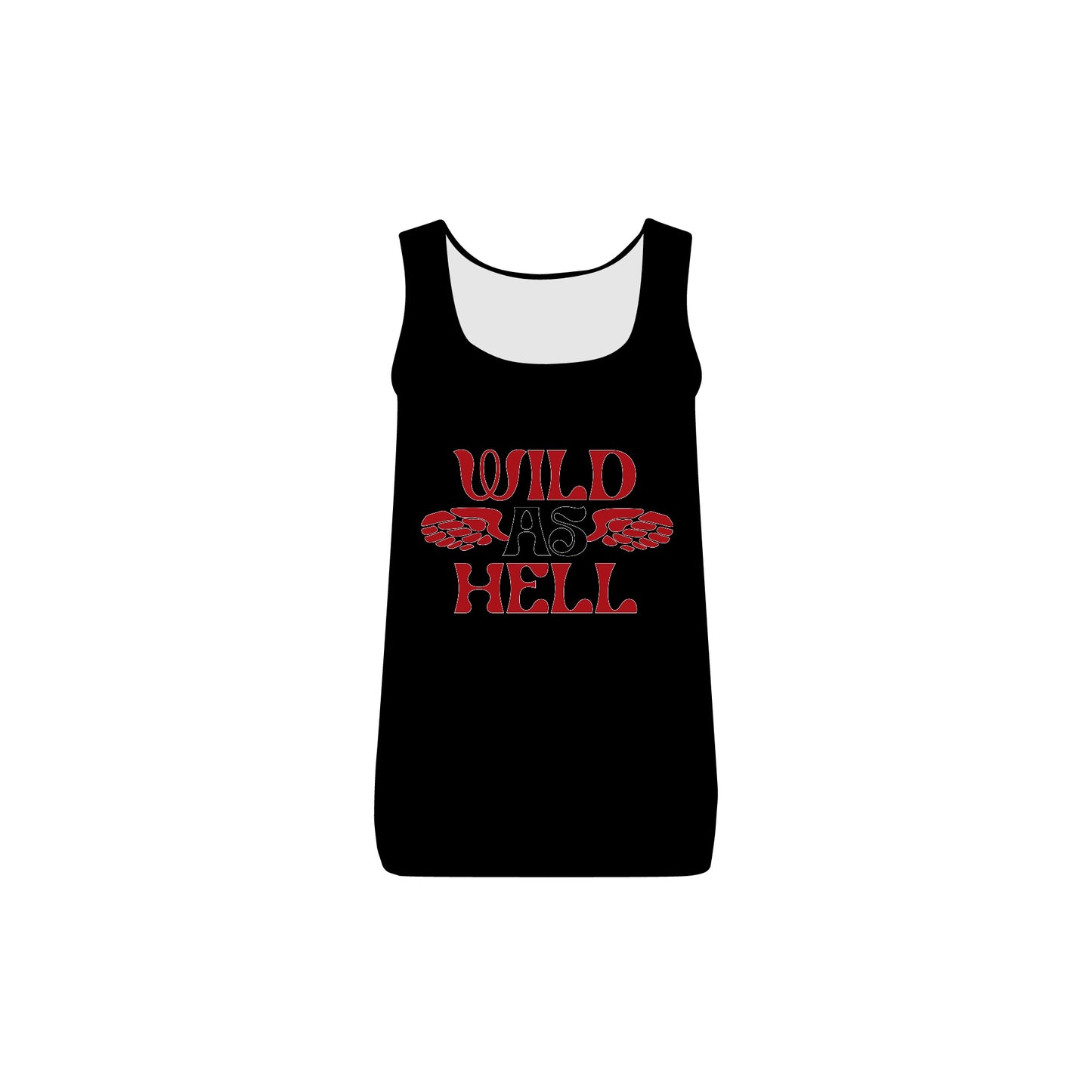 Wild As Hell Women's Baby Rib Tank