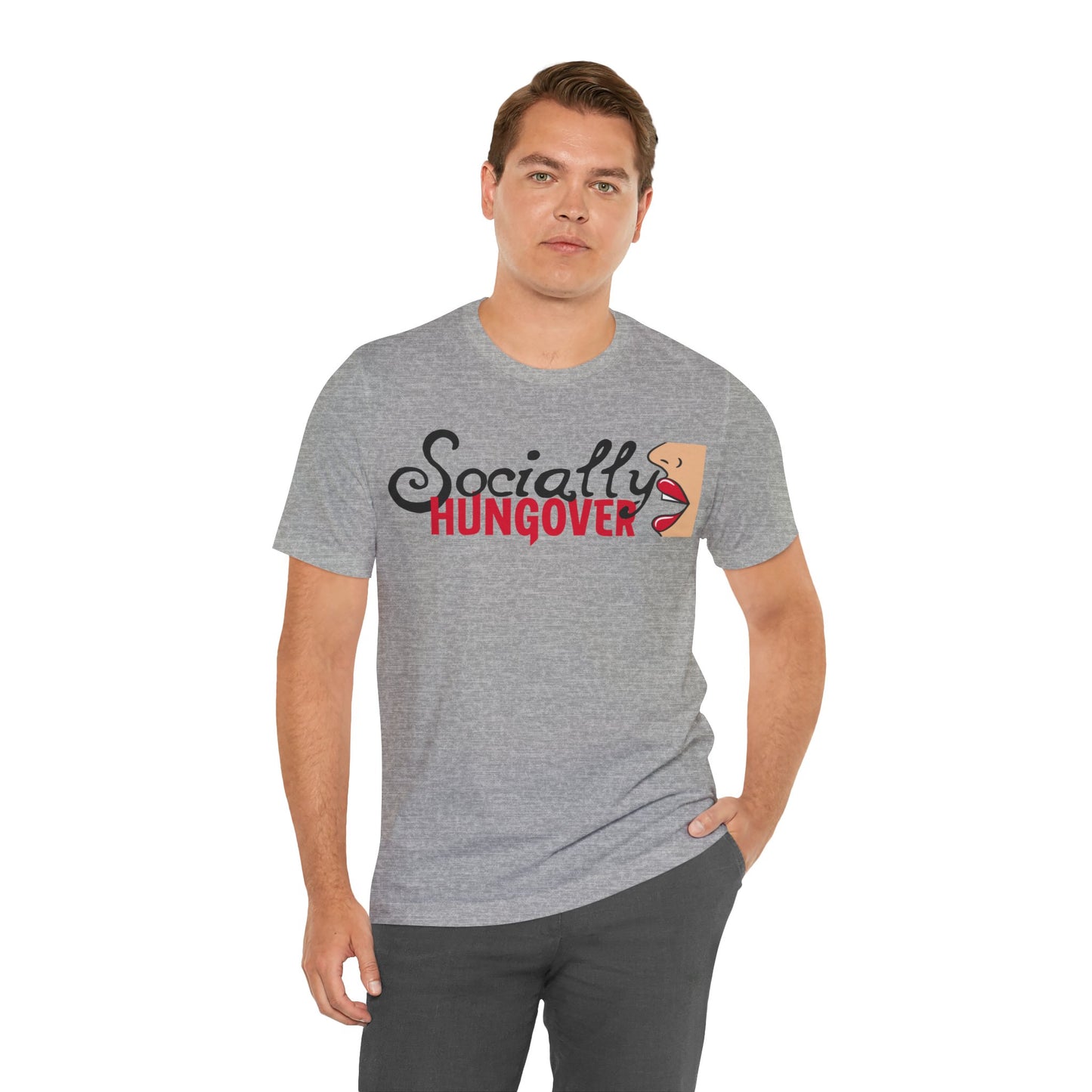 T-shirt, Socially Hungover, Woman's Tshirt, Humor, Saying, Quote, Party, Tee