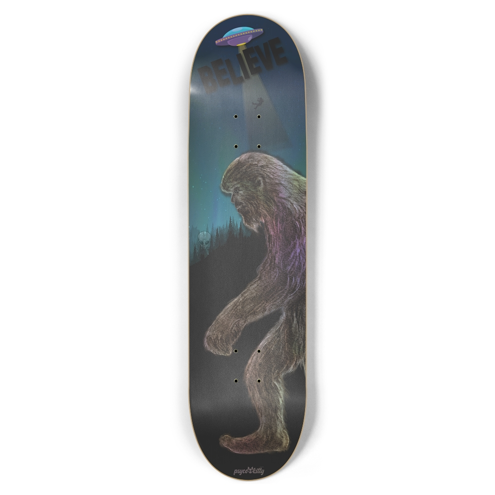 Believe Bigfoot UFO Alien