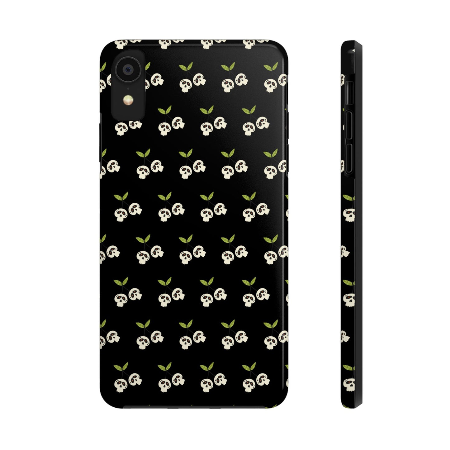 Skull Cherry Tough Phone Cases