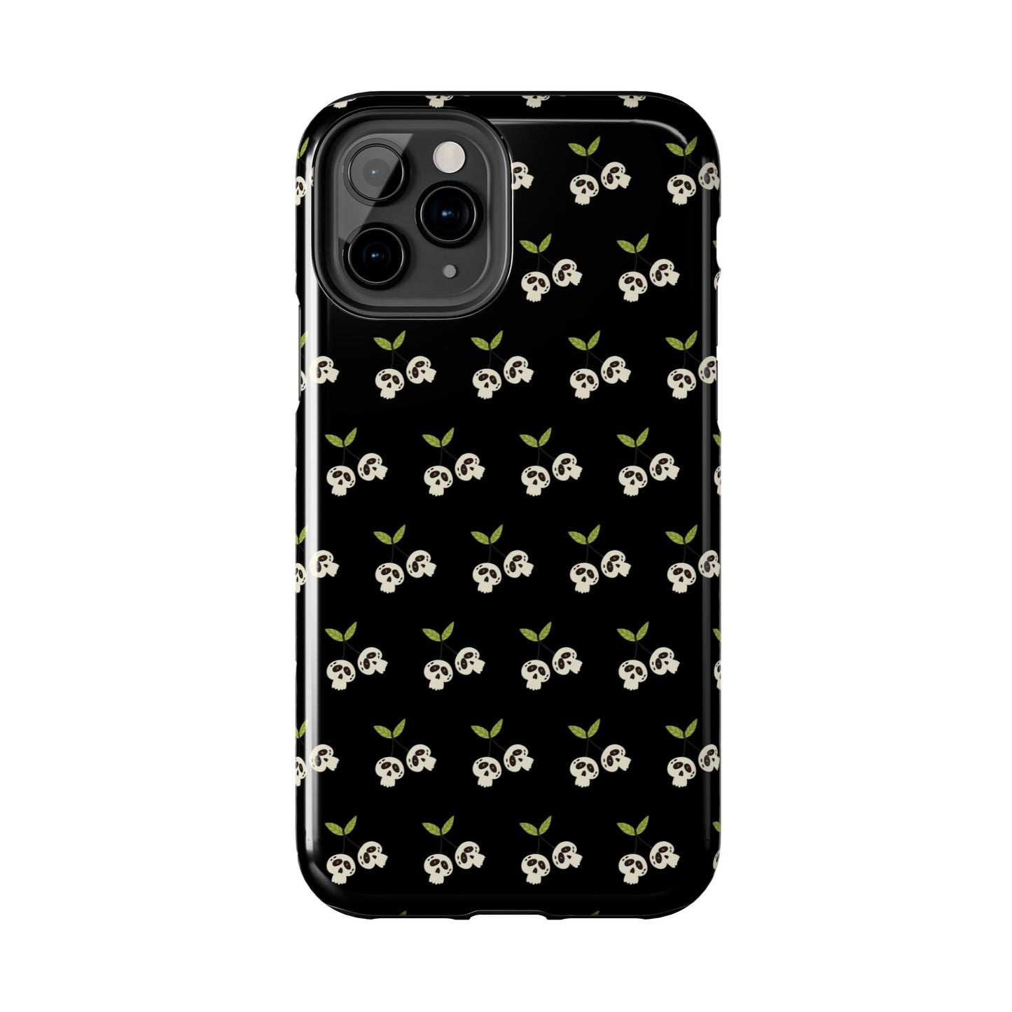 Skull Cherry Tough Phone Cases