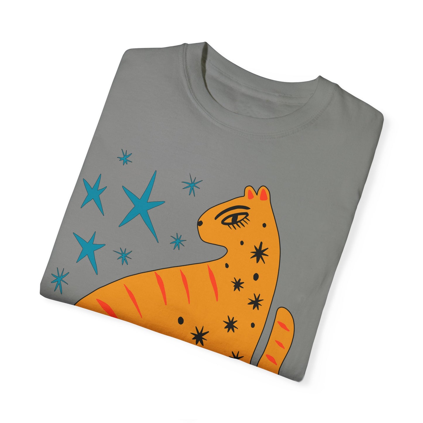 Retro leopard Unisex Garment-Dyed Comfort Colors T-shirt