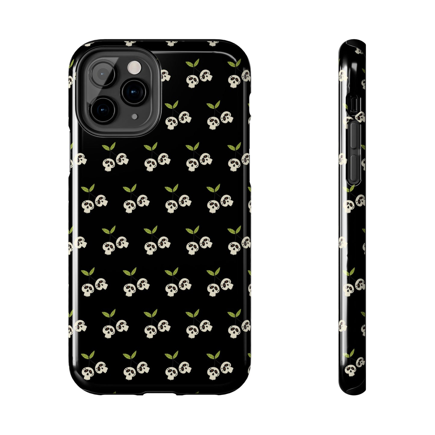 Skull Cherry Tough Phone Cases
