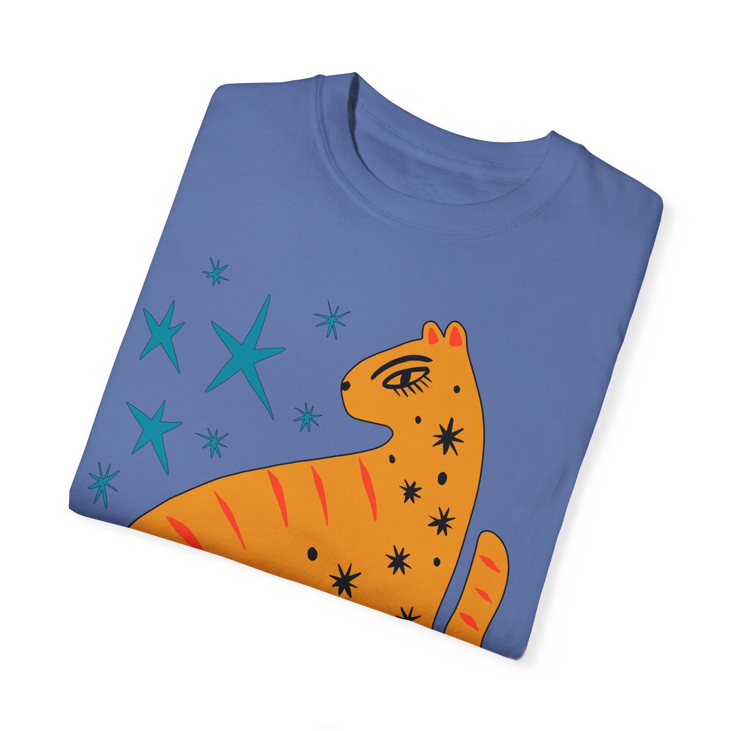 Retro leopard Unisex Garment-Dyed Comfort Colors T-shirt