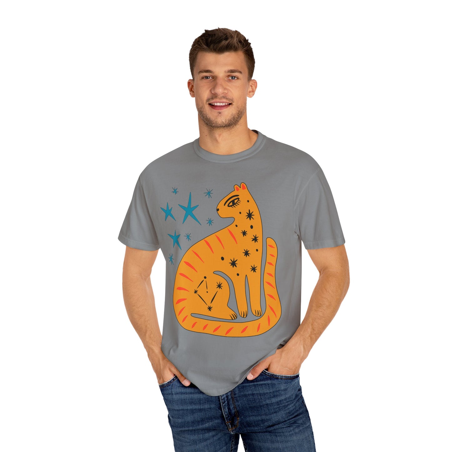 Retro leopard Unisex Garment-Dyed Comfort Colors T-shirt