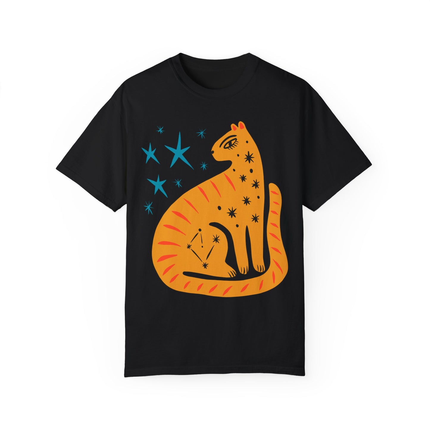 Retro leopard Unisex Garment-Dyed Comfort Colors T-shirt