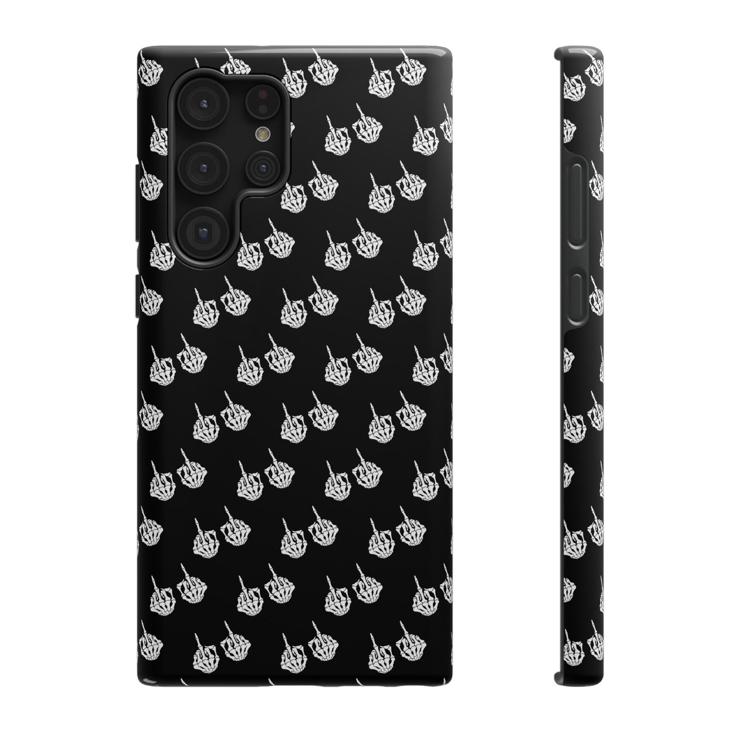 Fuck You Skeleton Middle Finger Impact-Resistant Cases