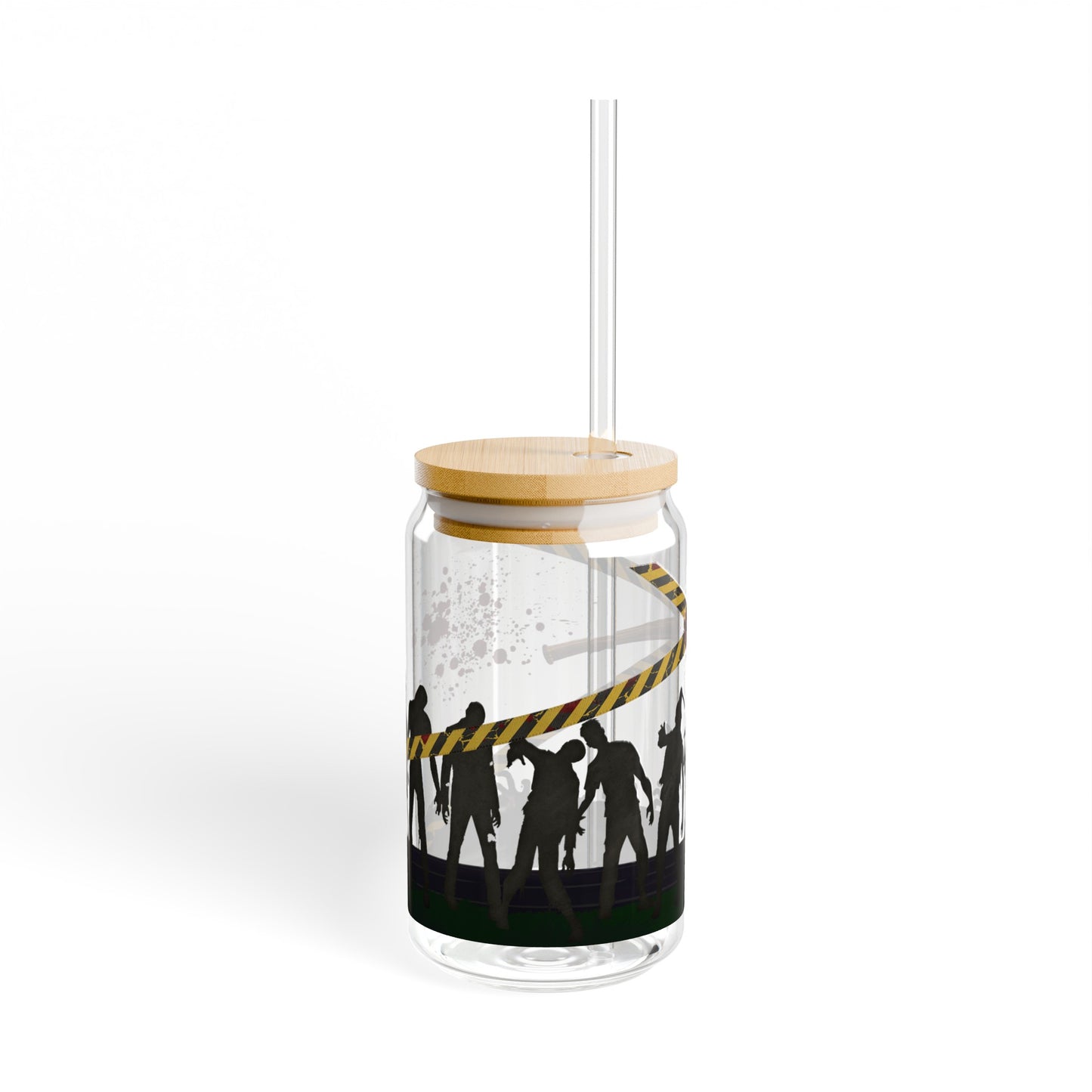Dead Walker Zombie Sipper Glass, 16oz