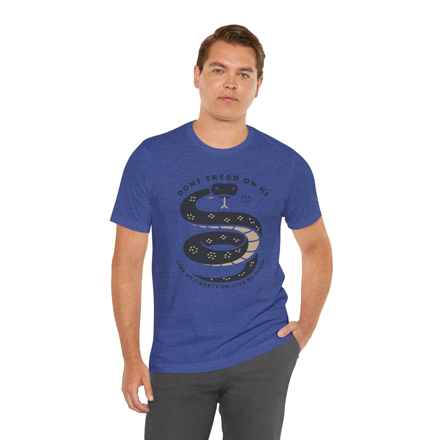 T-shirt, Don't Tread On Me, tshirt, Snake, Trump, 2024, MAGA, POTUS, America, Vote, Politics, Political, Usa, Freedom, Liberty, Unisex Tee