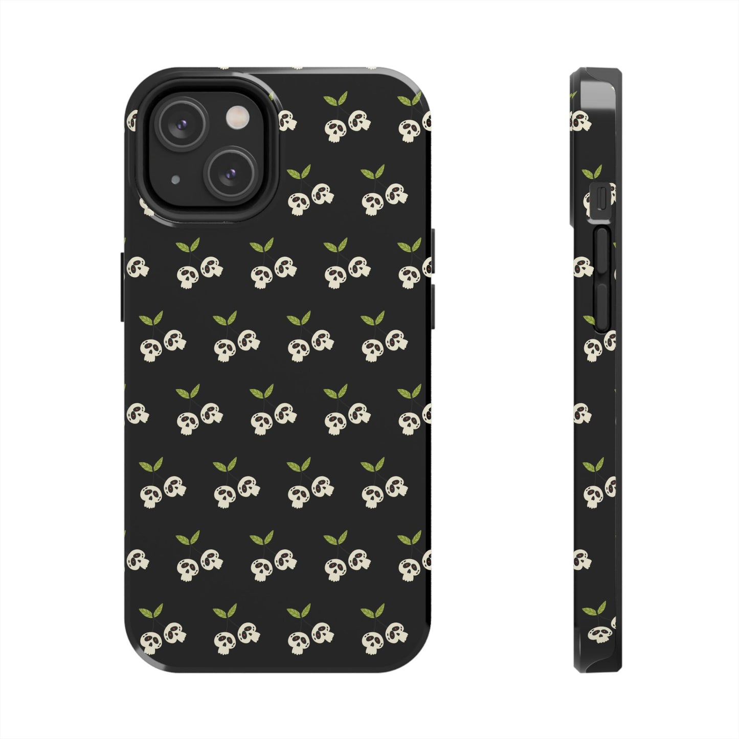Skull Cherry Tough Phone Cases