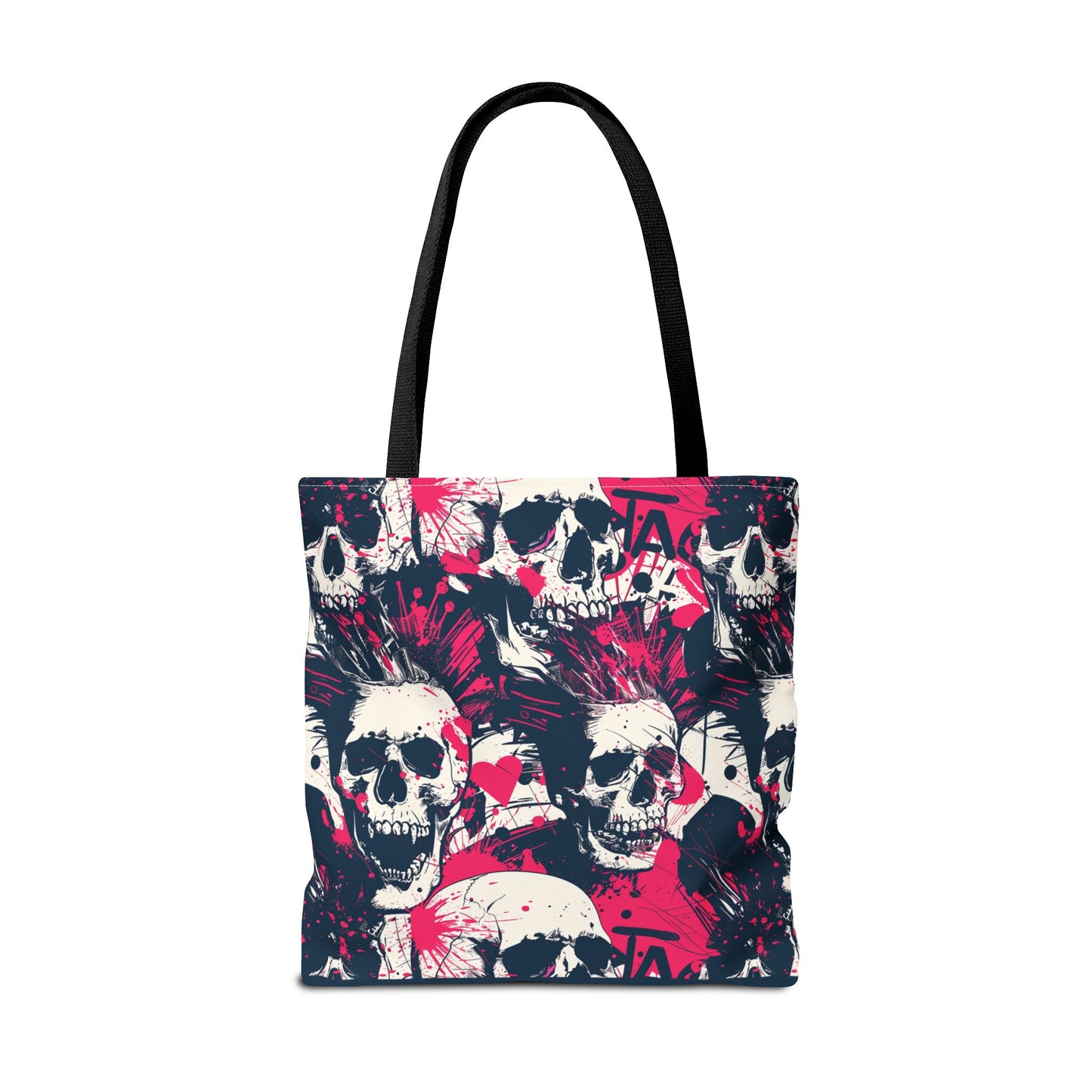 Punk Rock Skull Tote Bag