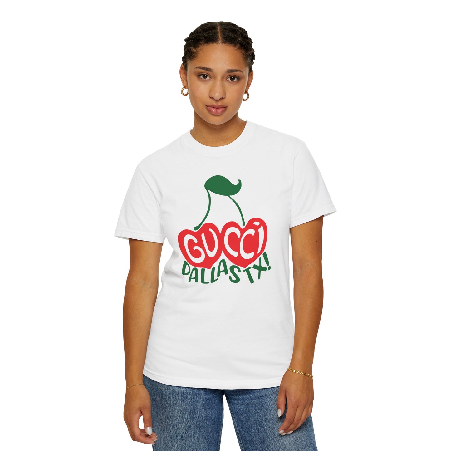 Luxury GG Cherry Dallas Texas Novelty Color Comfort Unisex T-shirt