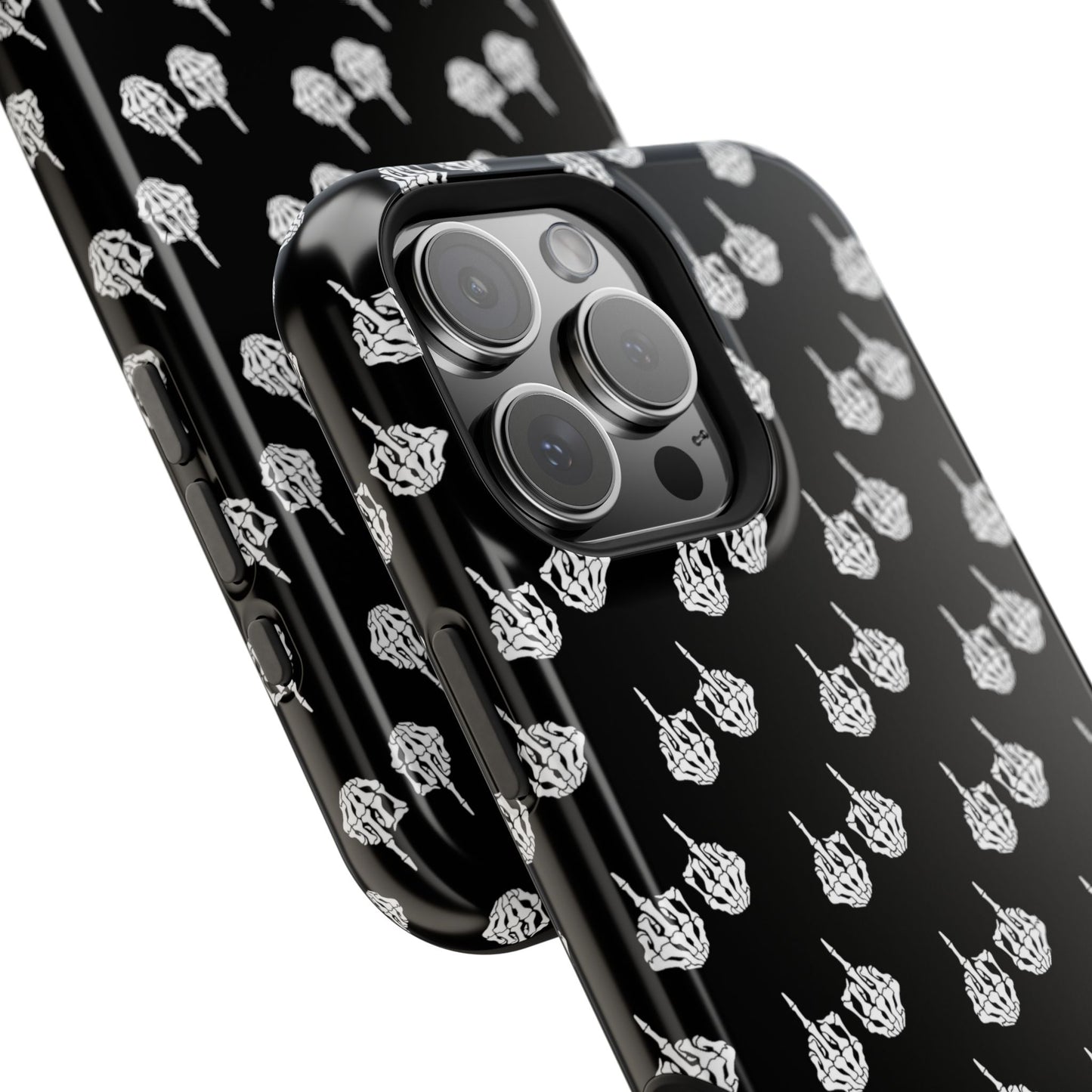 Fuck You Skeleton Middle Finger Impact-Resistant Cases