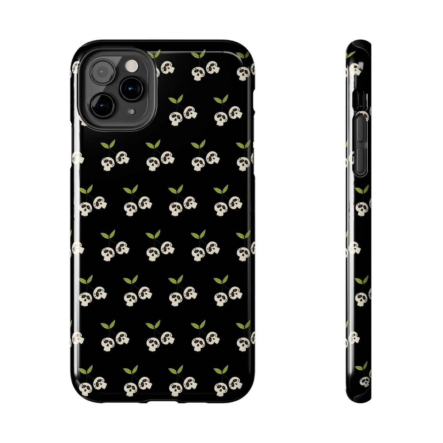 Skull Cherry Tough Phone Cases
