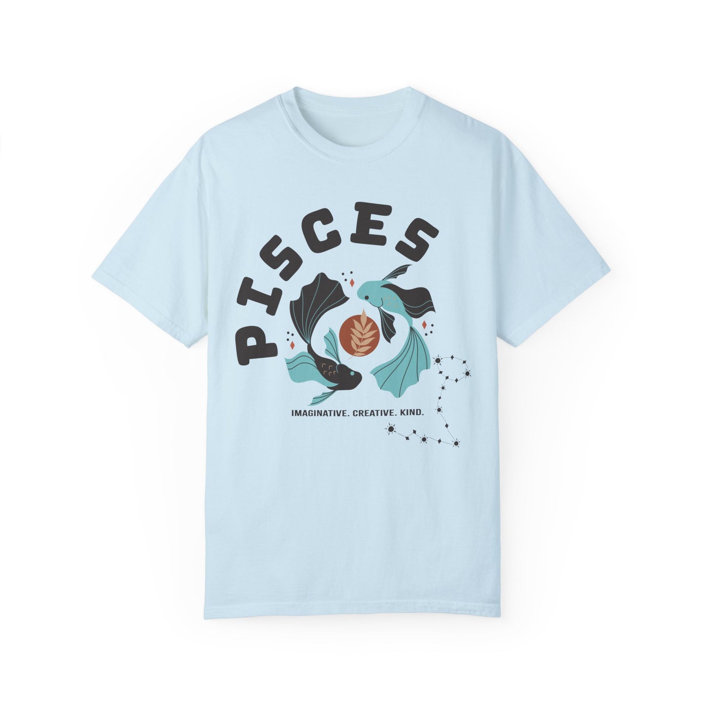 BOHO Pisces Zodiac Color Comfort Tee