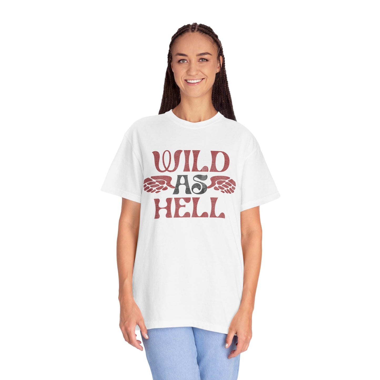 distressed Unisex Garment-Dyed T-shirt