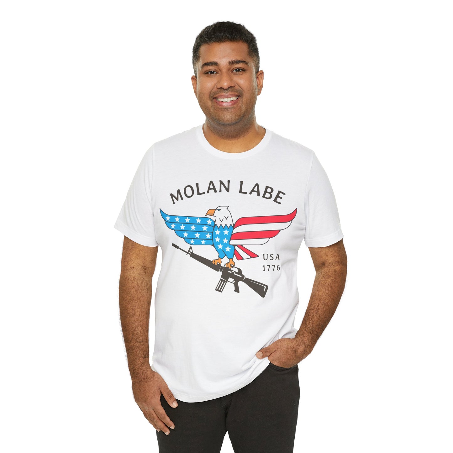 T-shirt, Molan Labe, Don't Tread on Me, Tshirt, MAGA, 2A, Freedom, Trump, Political, Politics, POTUS, Usa, America, Eagle, Gun, Flag, Tee