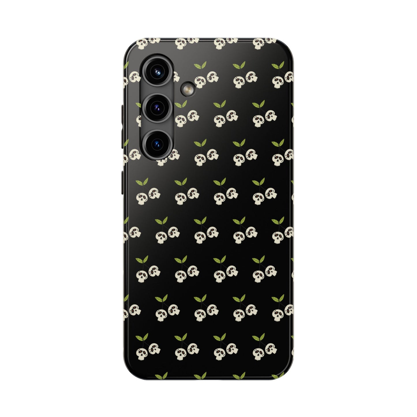 Skull Cherry Tough Phone Cases