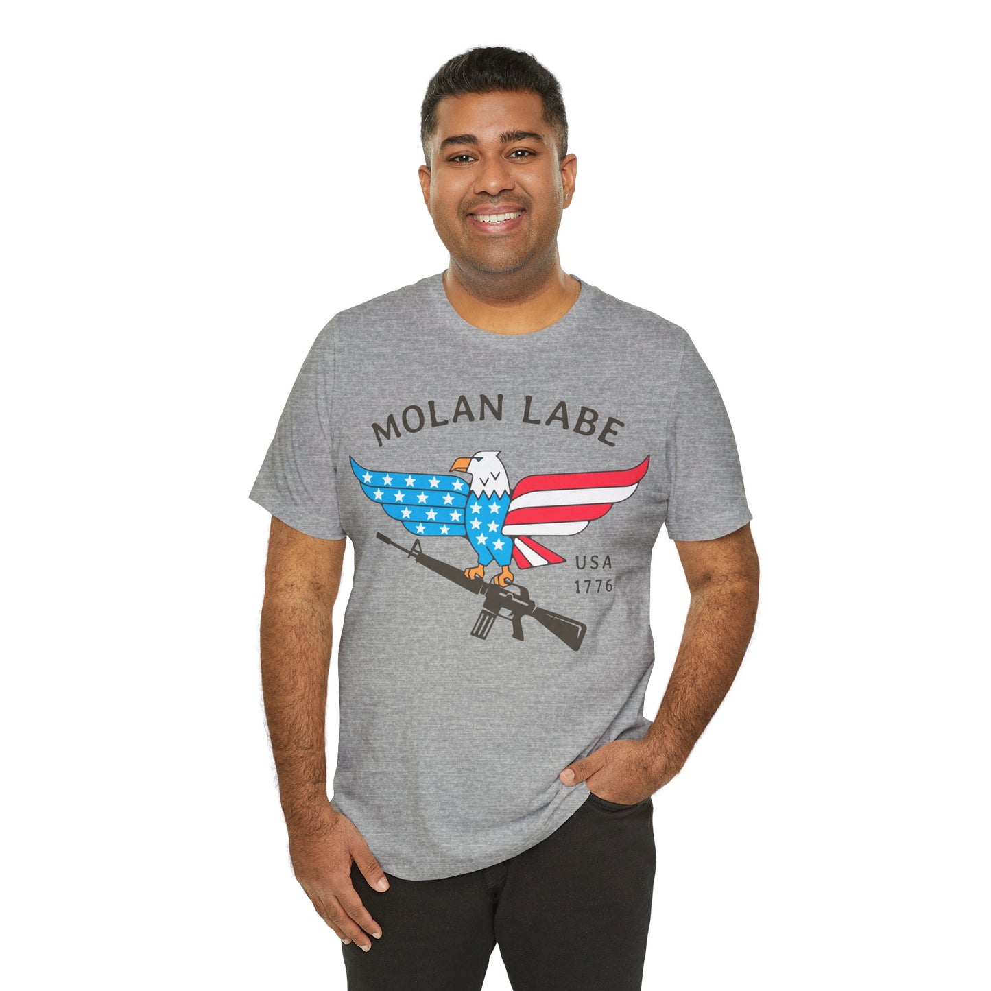 T-shirt, Molan Labe, Don't Tread on Me, Tshirt, MAGA, 2A, Freedom, Trump, Political, Politics, POTUS, Usa, America, Eagle, Gun, Flag, Tee