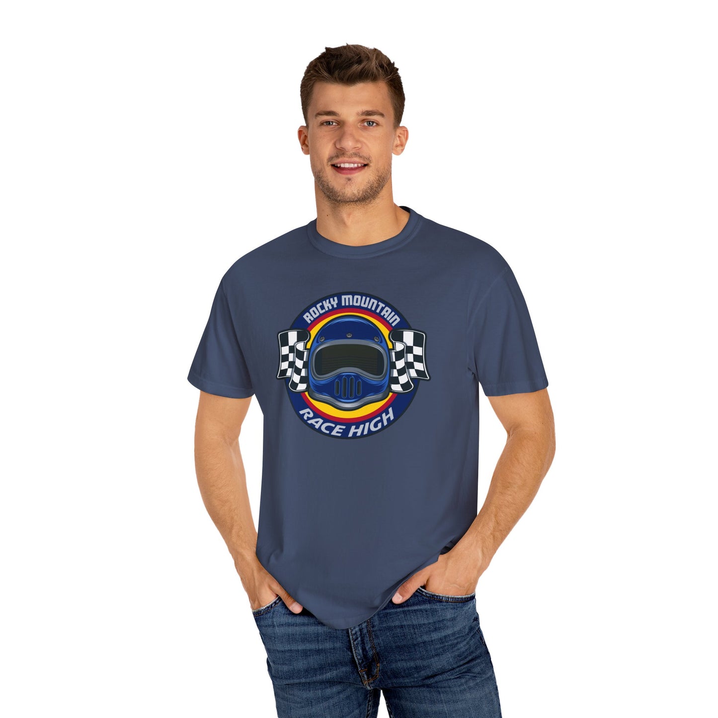 Colorado Rocky Mountain Race High Comfort Color Tshirt