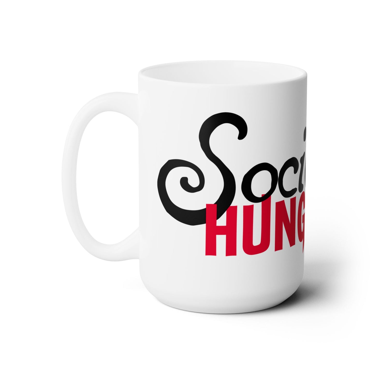 Socially Hungover Ceramic Mug 15oz