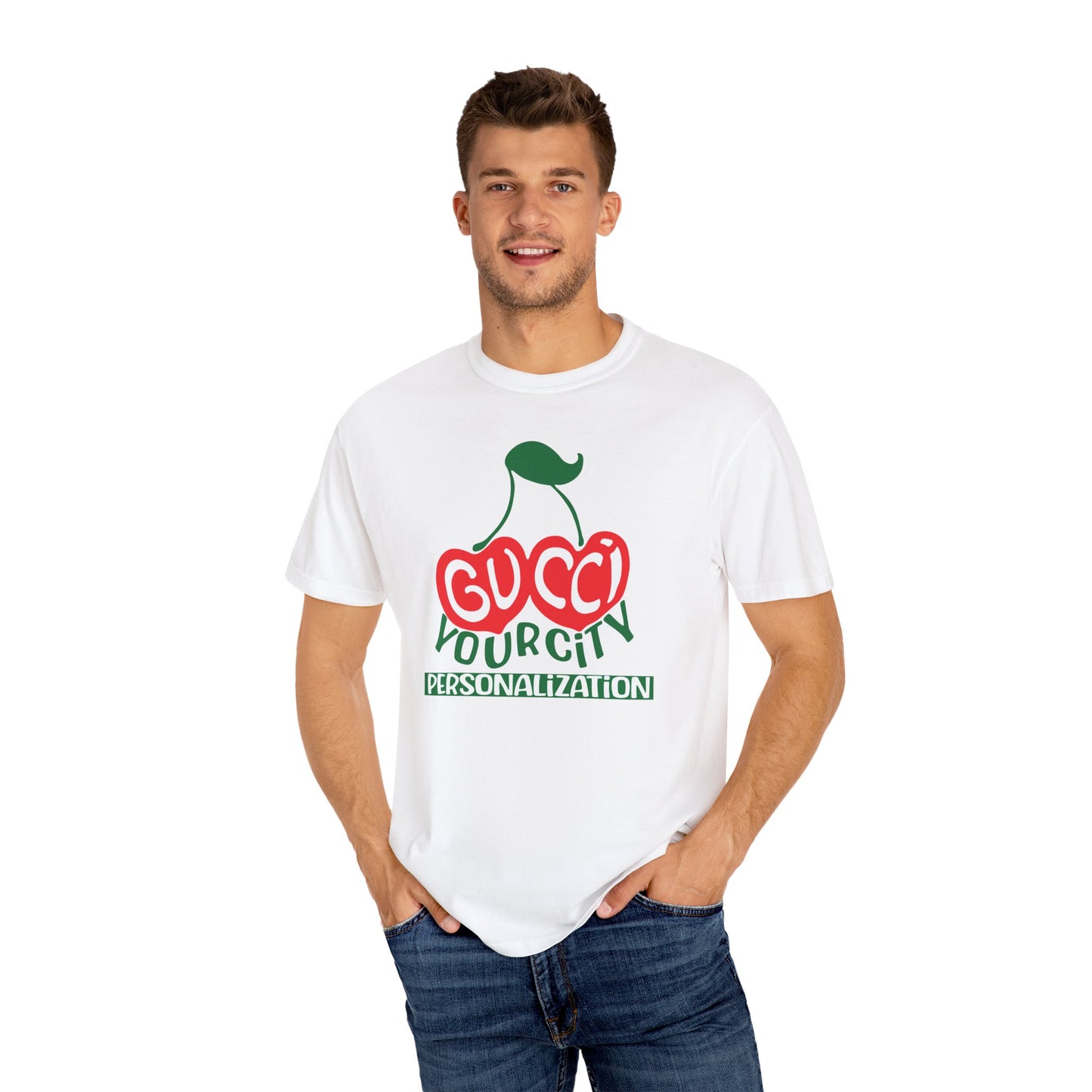 Luxury GG Cherry Personalize Your City Novelty Color Comfort Unisex T-shirt