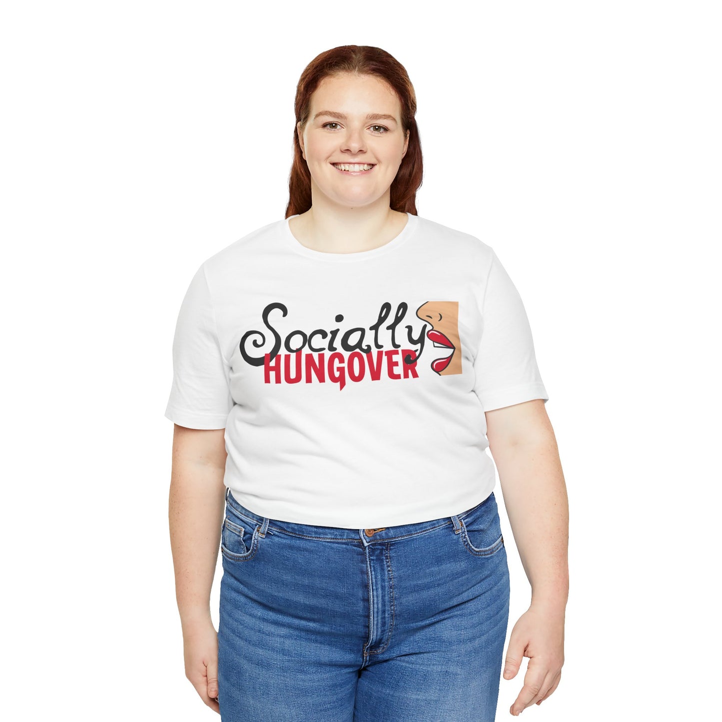 T-shirt, Socially Hungover, Woman's Tshirt, Humor, Saying, Quote, Party, Tee