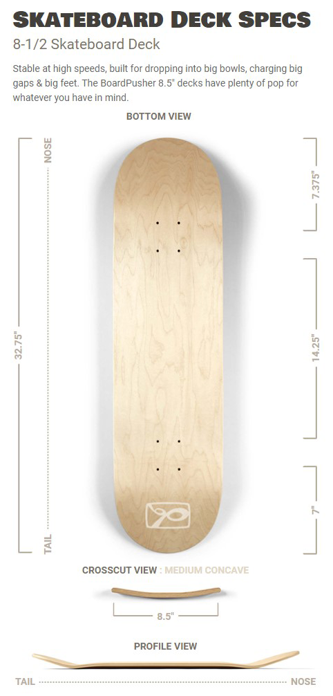 Skateboard Deck Snake & Poppies