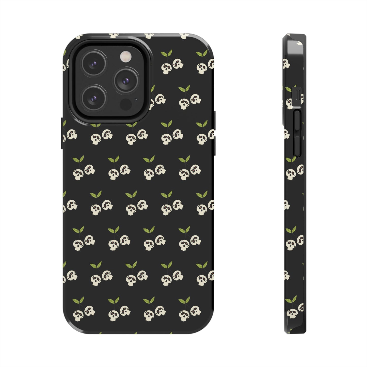 Skull Cherry Tough Phone Cases