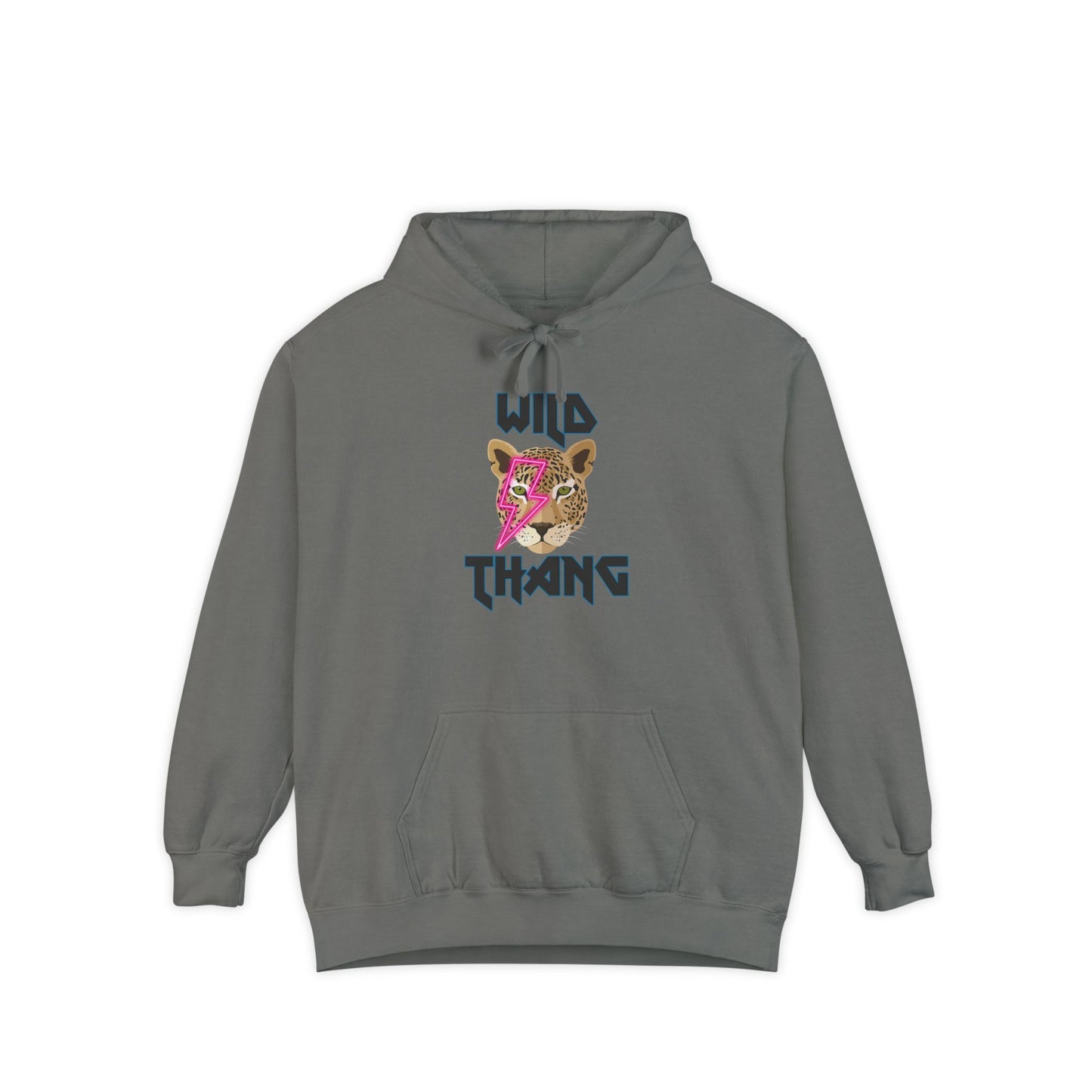 Wild Thang Leopard Color Comfort Garment-Dyed Hoodie