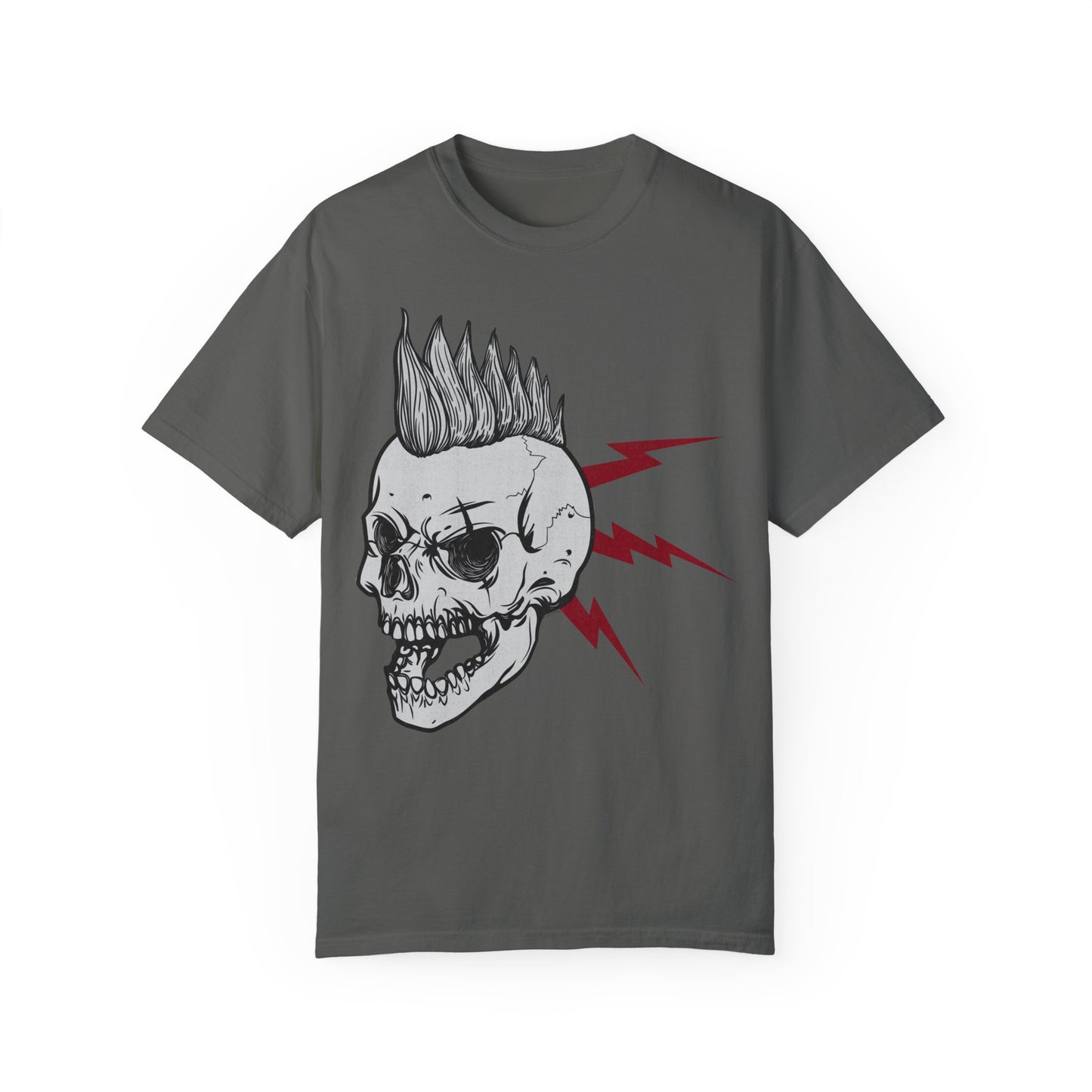 Punk Is Not Dead Mohawk Skull Comfort Colors T-shirt