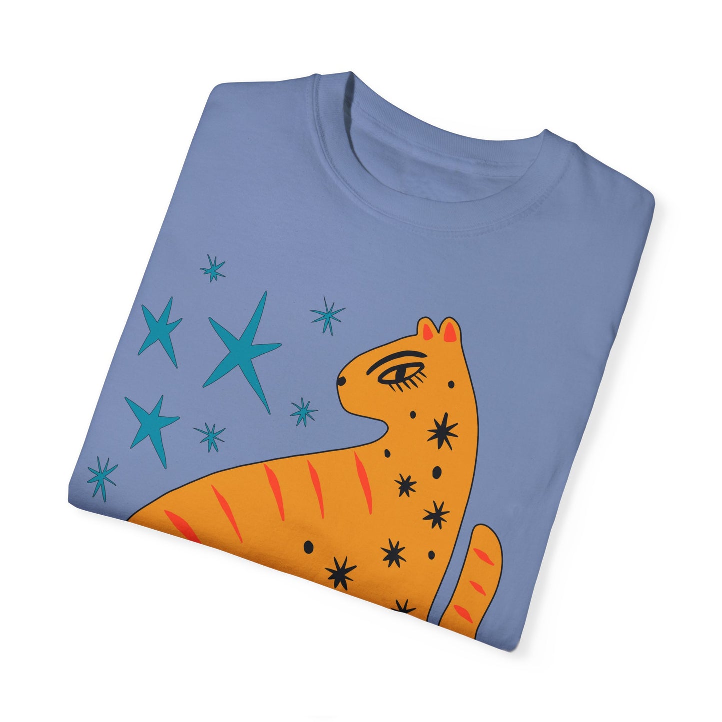 Retro leopard Unisex Garment-Dyed Comfort Colors T-shirt