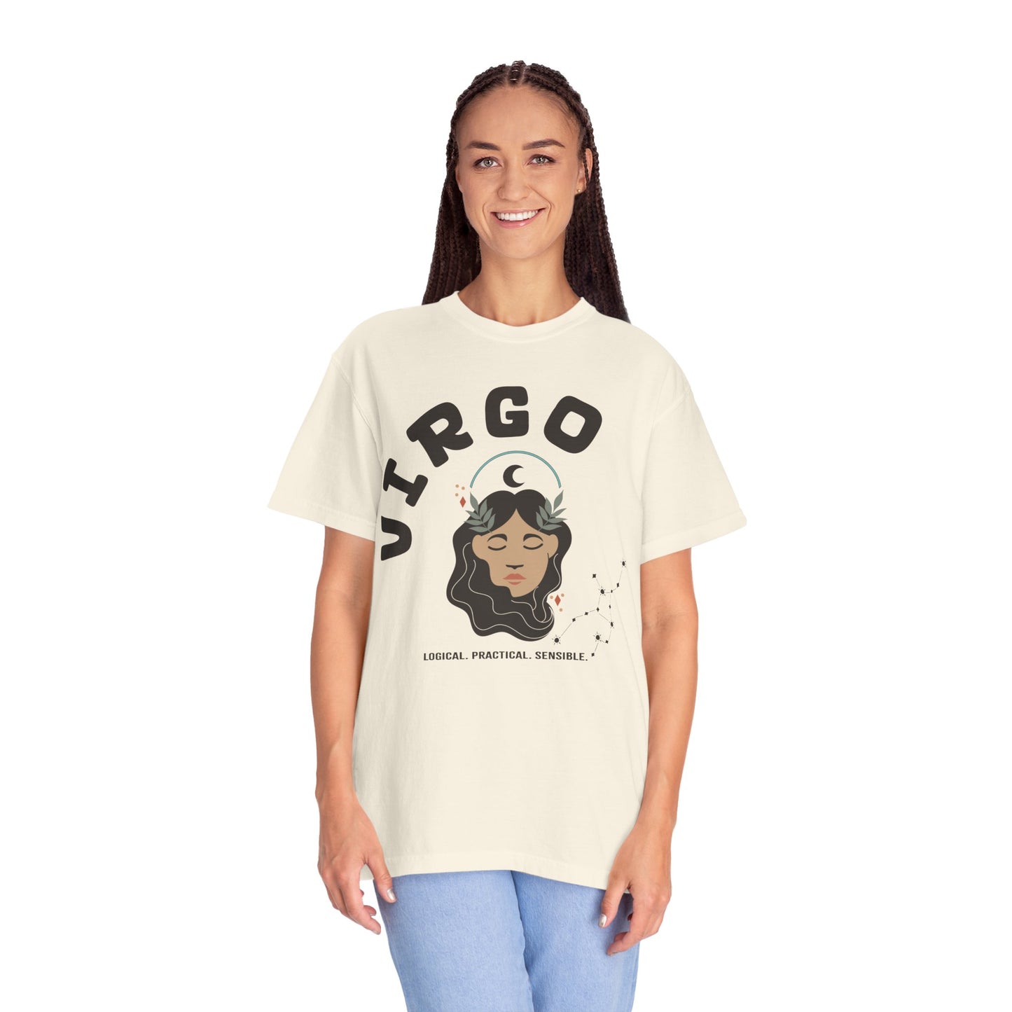 BOHO Virgo Zodiac Color Comfort Tee
