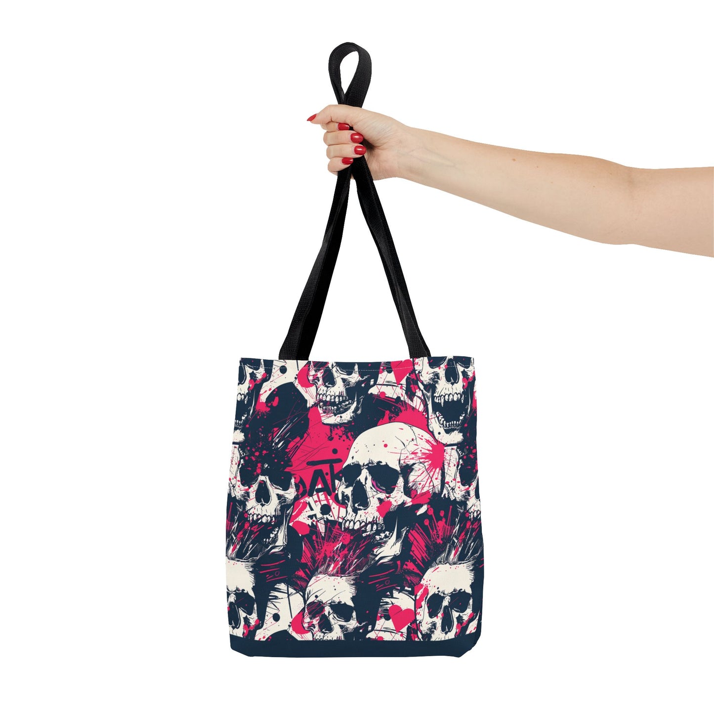 Punk Rock Skull Tote Bag