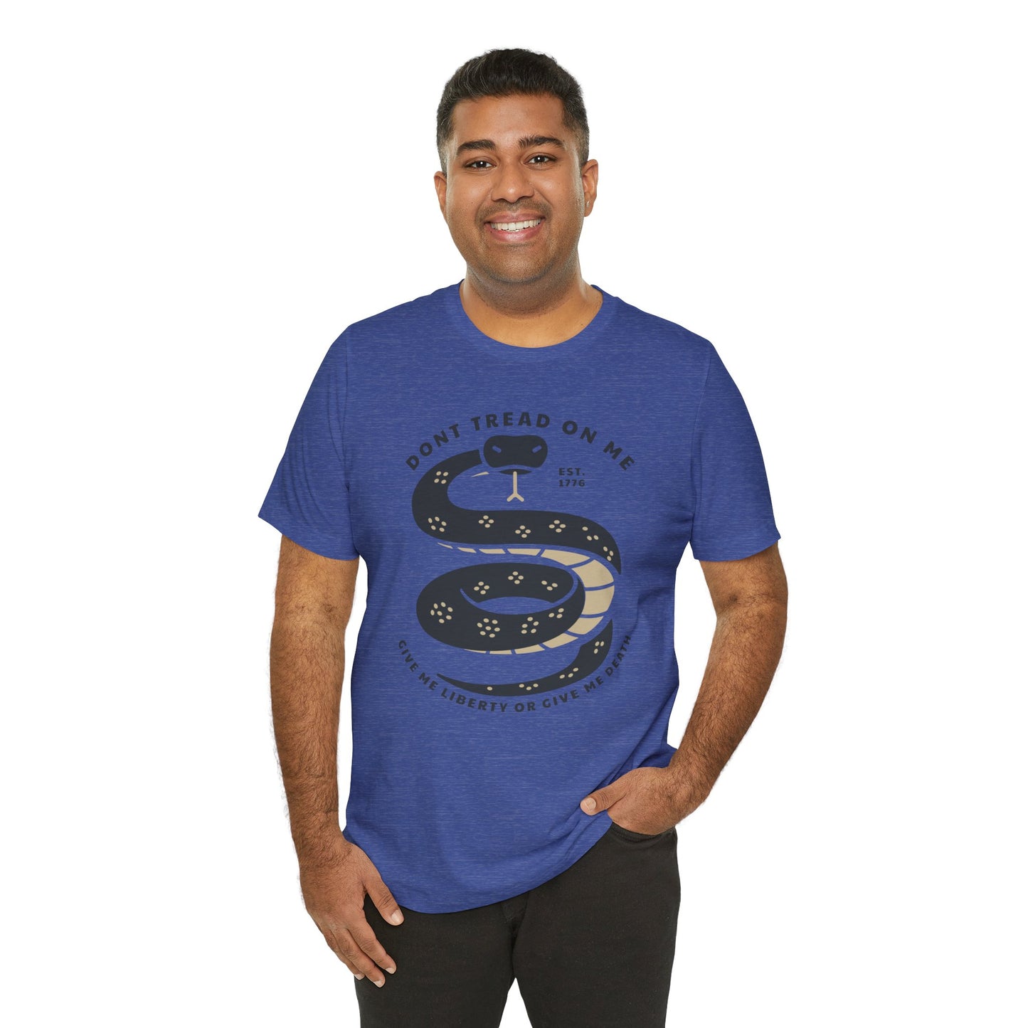 T-shirt, Don't Tread On Me, tshirt, Snake, Trump, 2024, MAGA, POTUS, America, Vote, Politics, Political, Usa, Freedom, Liberty, Unisex Tee