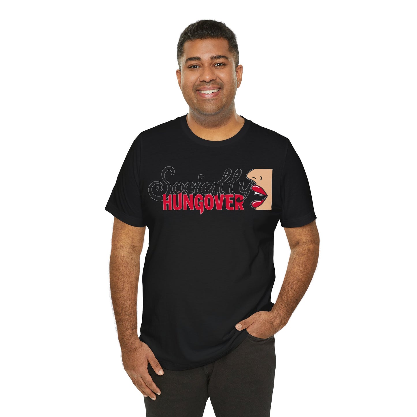T-shirt, Socially Hungover, Woman's Tshirt, Humor, Saying, Quote, Party, Tee