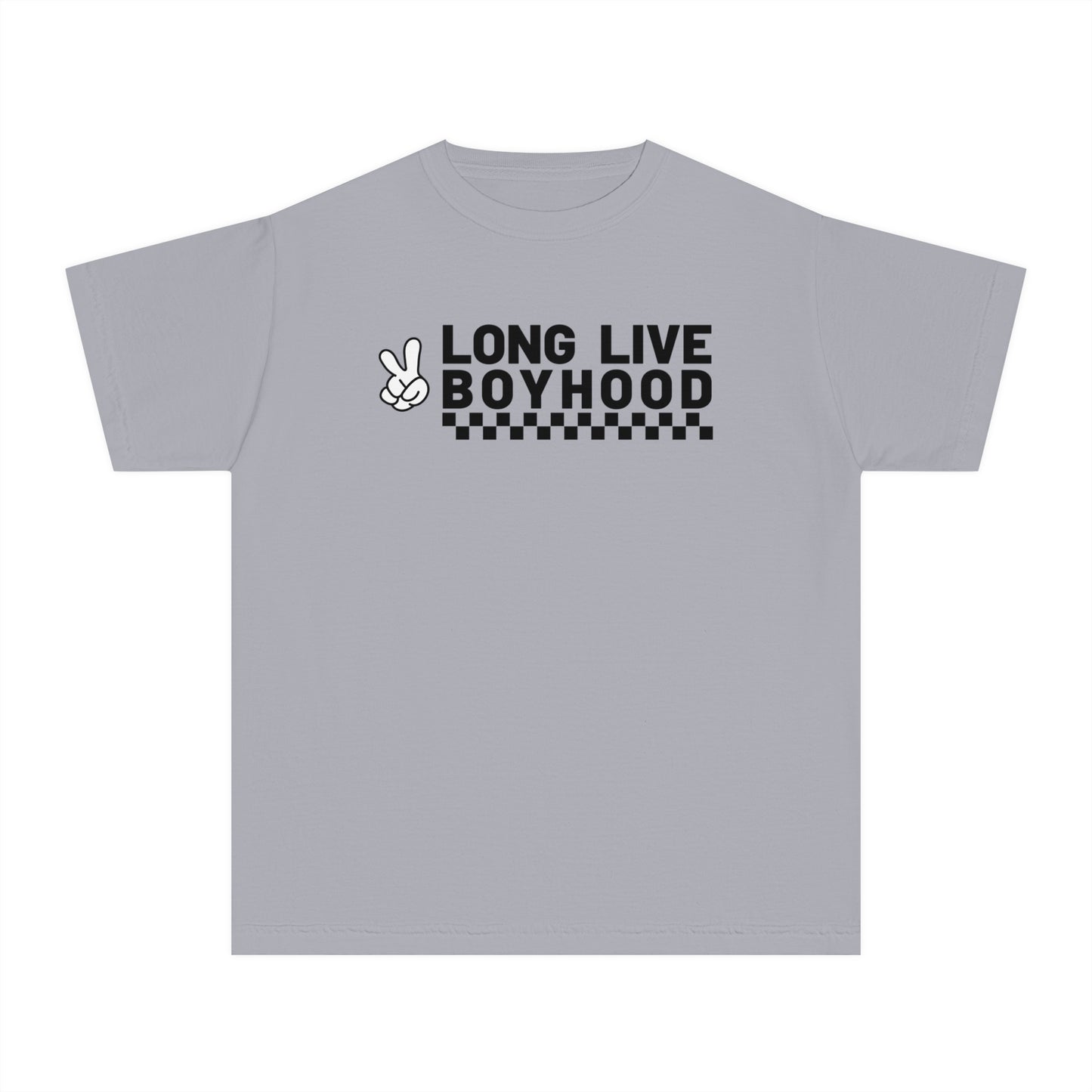 Long Live Boyhood Youth Color Comfort Tee