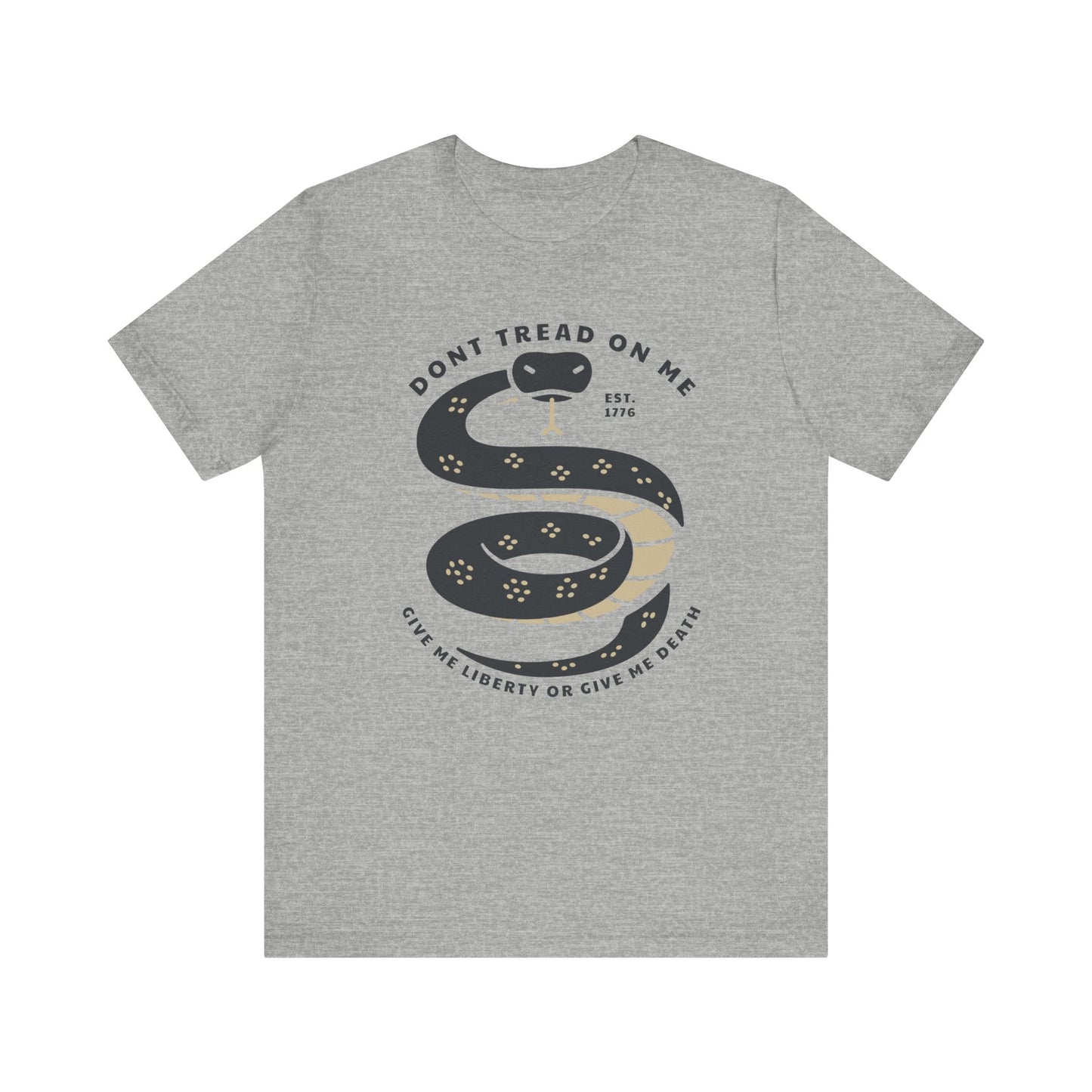 T-shirt, Don't Tread On Me, tshirt, Snake, Trump, 2024, MAGA, POTUS, America, Vote, Politics, Political, Usa, Freedom, Liberty, Unisex Tee
