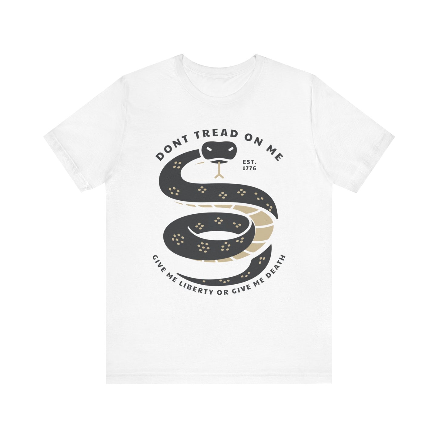 T-shirt, Don't Tread On Me, tshirt, Snake, Trump, 2024, MAGA, POTUS, America, Vote, Politics, Political, Usa, Freedom, Liberty, Unisex Tee
